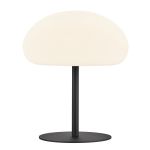 Nordlux Lampada Da Tavolo Sponge Batteria Nero 6.8W 450lm - 827 Bianco Molto Caldo | A 3 Livelli Dimmerabile