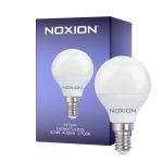 Noxion Lucent Lustre LED E14 Sferica Ghiaccio 4.5W 470lm - 827 Bianco Molto Caldo | Sostitutiva 40W