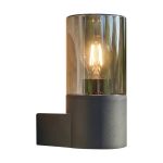 Eglo Luce Da Parete Cropani Nero | IP54 - Adatto per 1x E27