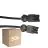 Confezione Multipack 50x Noxion GST - Compatibile Cavo di prolunga Nero - Maschio + Femmina - 1,5m - 3 pole 1,5mm2