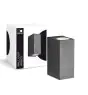 D'Lite Luce Da Parete Vrebos Nero Up & Down | IP54 - Adatto Per 2x GU10
