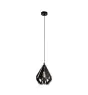 Eglo Luce Pendente Carlton 5 Acciaio Nero | IP20 - Adatto per 1x E27 
