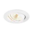 SLV New Tria 68 Faretti Aluminium Bianca 8.3W 750lm 38D - 930 Luce Calda -  | Ritaglio 68mm -  Miglior Resa Cromatica - Dimmerabile 